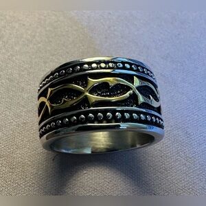 Men’s Two-Tone Fashion Ring